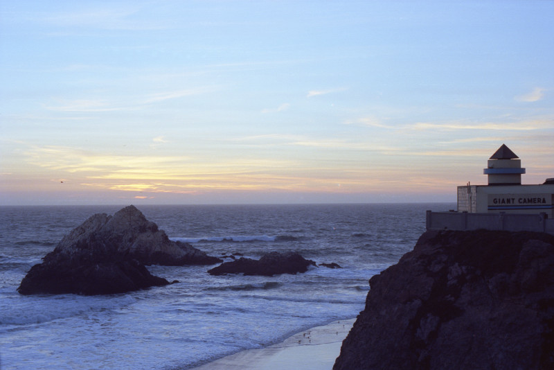 Marin Headlands from Cliff House, San Francisco.