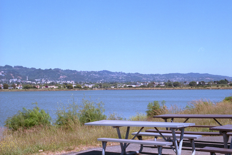 By the Bay Picnic Tables · View from Berkeley Marina toward East Bay