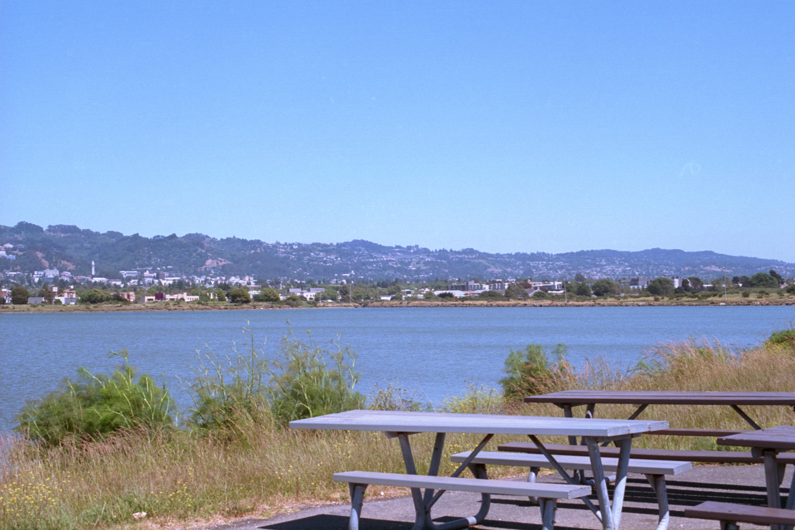 By the Bay Picnic Tables · View from Berkeley Marina toward East Bay