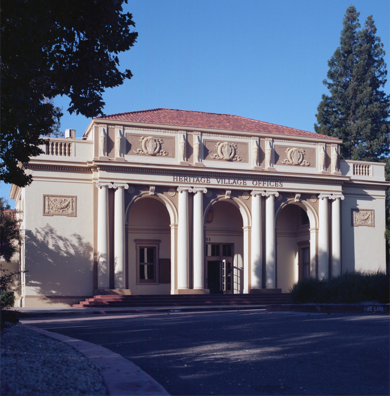 Heritage Village residences in downtown Campbell, California, on Campbell Avenue