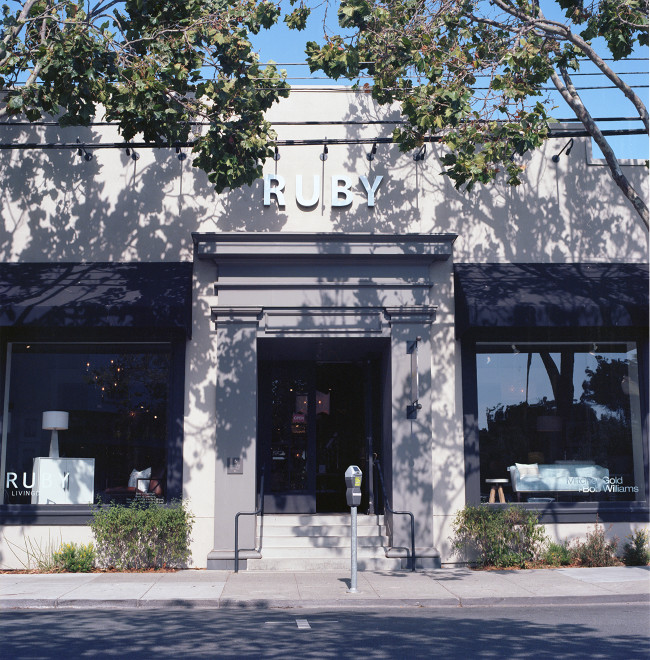 A shop named Ruby, Fourth Street, Berkeley.