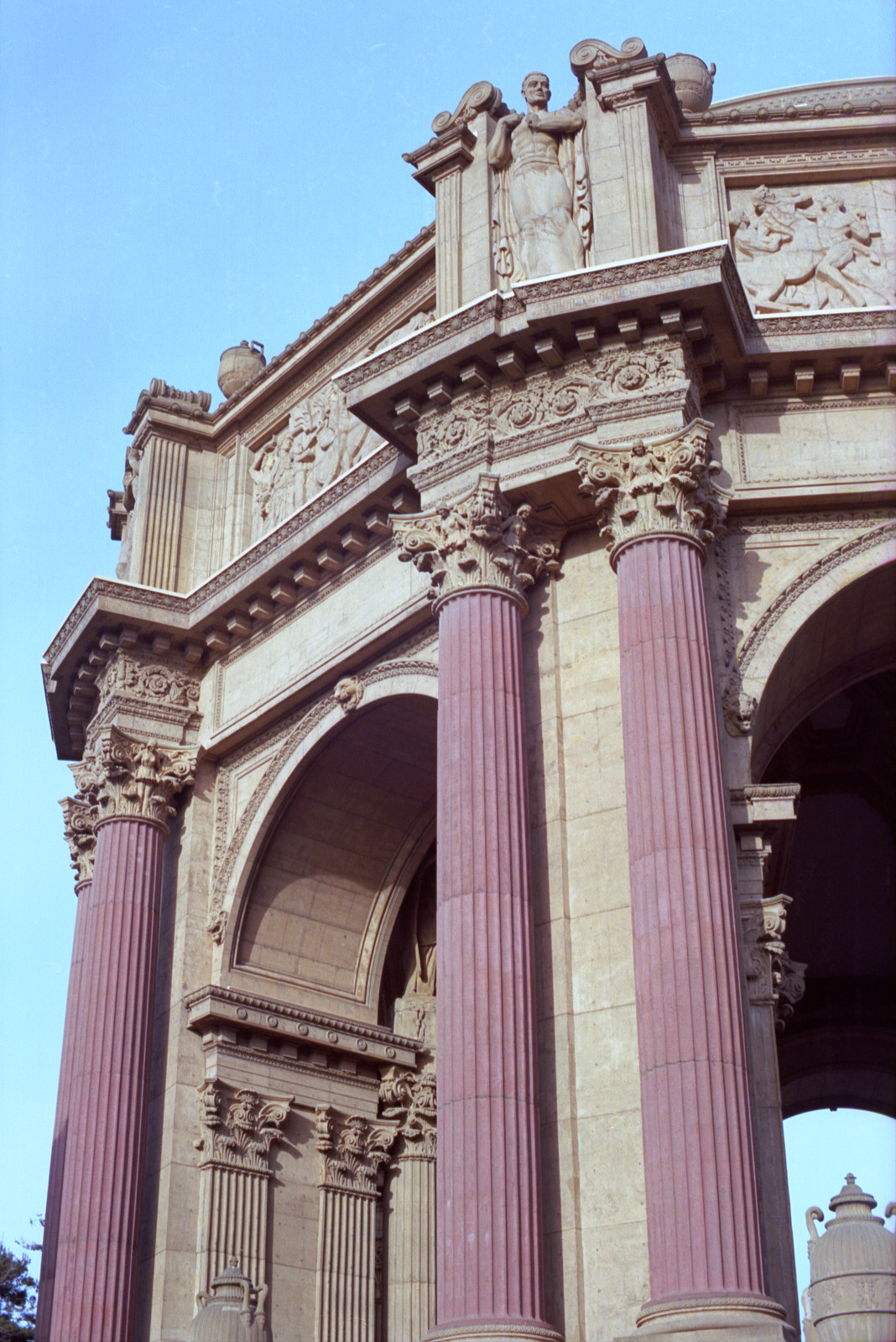 Dome of the Palace of Fine Arts, San Francisco.
