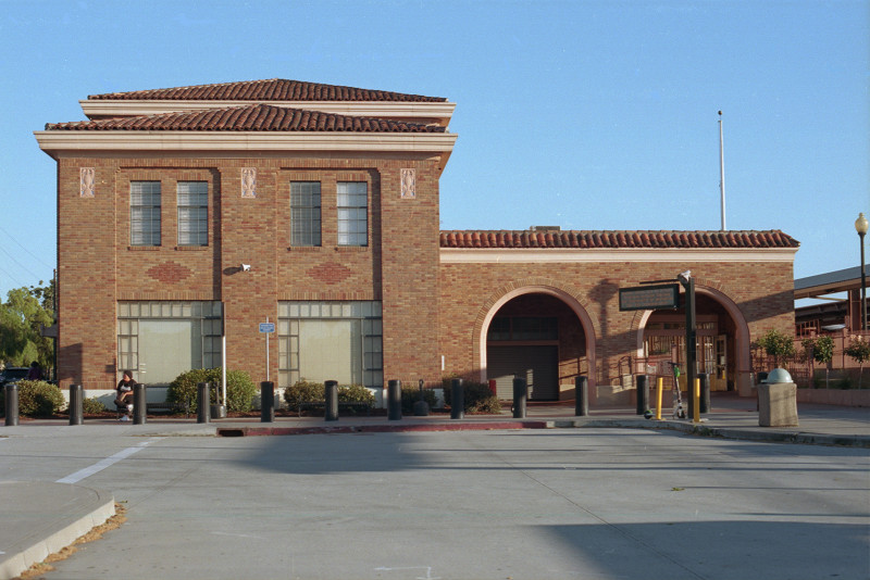 San Jose Diridon Station, for bus to train transfer