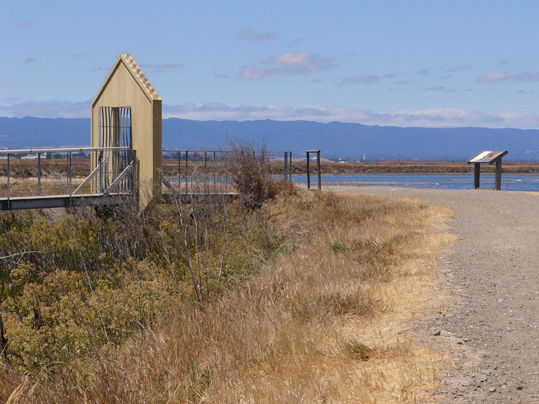 Boardwalk gate at Don Edwards Wildlife Refuge.